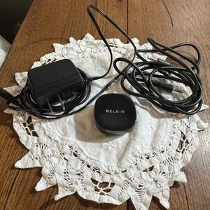 Belkin F8Z492 Bluetooth Music‎ Receiver w/ OEM Power Adapter - Black